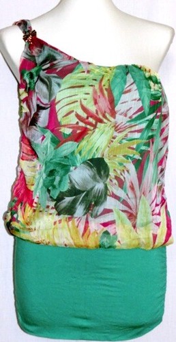 One shoulder minikleid cool - one,