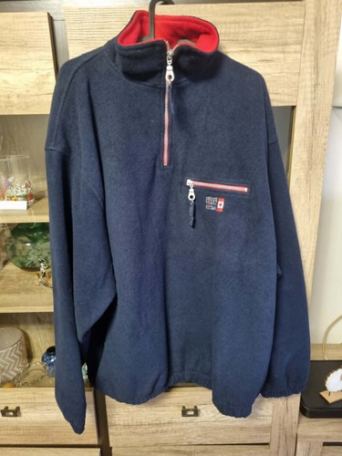 Dunkelblauer fleece pulli von - dunkelblauer,