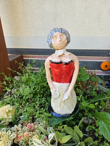 Keramikfigur getöpfert für