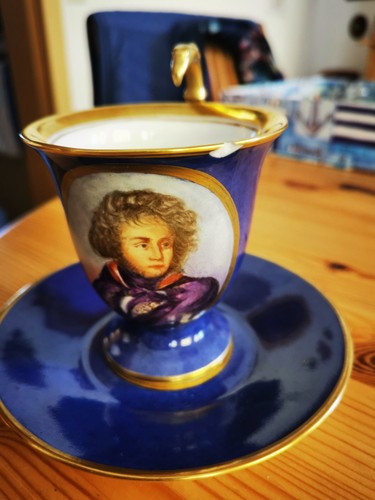 Rarität kobaltblaue tasse - tasse, mit