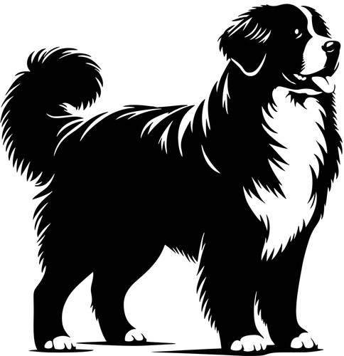 Berner sennenhund aufkleber - berner,