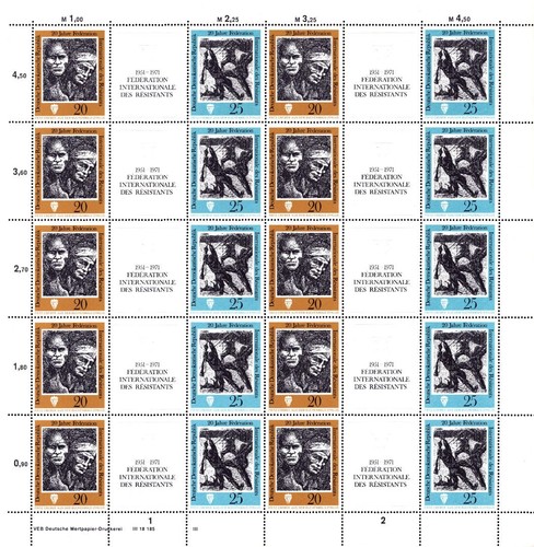 Ddr 1971 widerstandskämpfer - ddr,