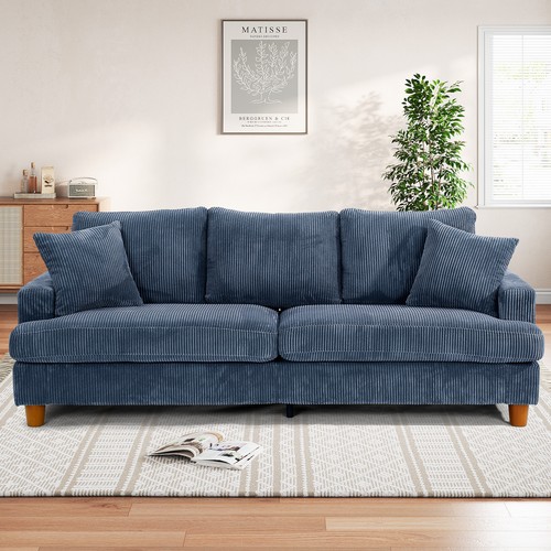 Corduroy sofa sitzer modern - sofa,