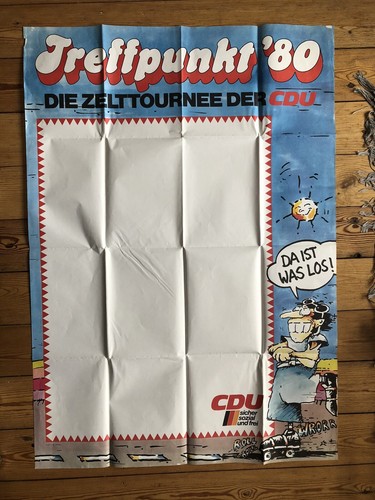 Cdu wahlplakat 1980 - wahlplakat,