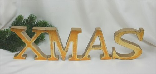Schriftzug xmas goldfarben - schriftzug,