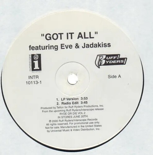 Ruff ryders got all - it, vinyl