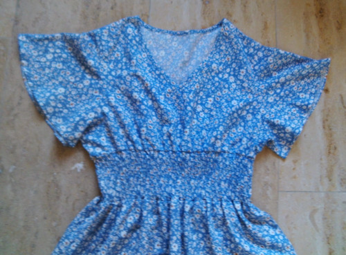 Retro sommerkleid gesmokt - sommerkleid, gr.m