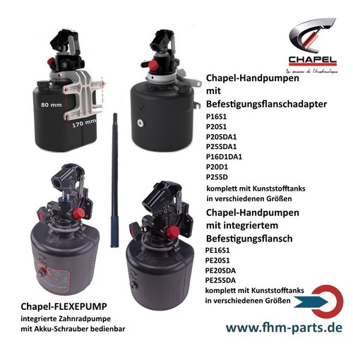 Chapel hydraulik handpumpe - chapel, hydraulik-handpumpe