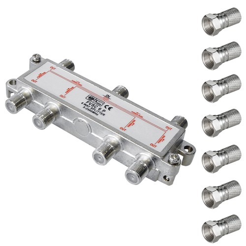 Fach sat verteiler splitter - 6-fach,