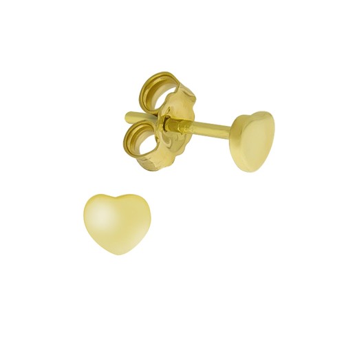 Ohrstecker herz echt gold - 3, mm