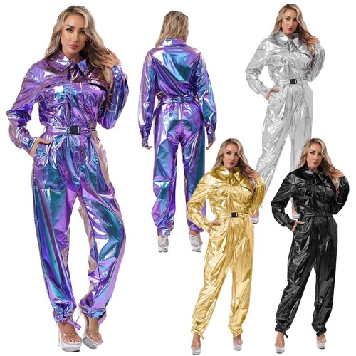 Damen glänzender metallic - damen,
