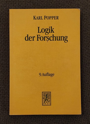 Karl popper logik der - -,