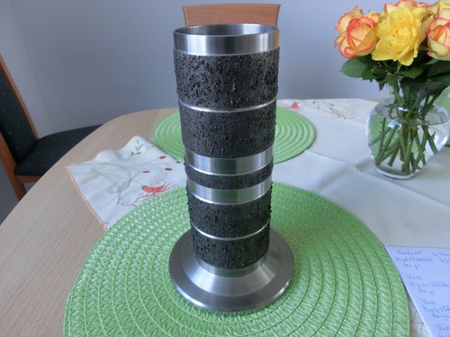 Blumenvase aus edelstahl - blumenvase,