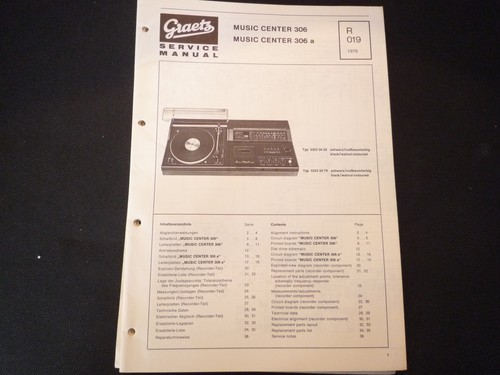 Original service manual - original,