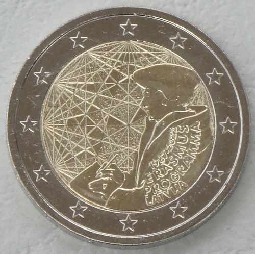 Euro gedenkmünze lettland - euro,