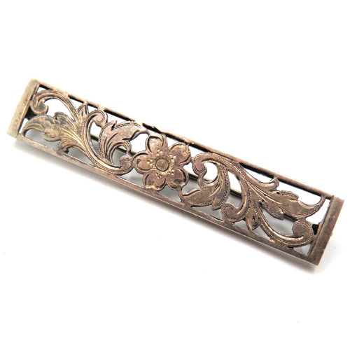 Art deco filigran brosche - deco,