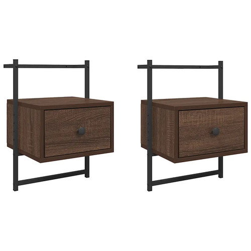Wand nachttische stk braun - stk.,
