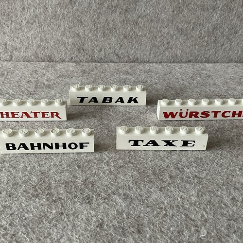 Lego bedruckter stein - lego, bahnhof