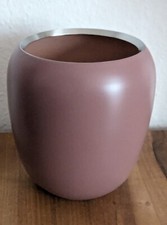 Stelton Vase Ora Klein, Blumenvase, Edelstahl, Dusty Rose, Powder 17cm, neu, OVP