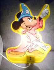 MICKY MAUS WANDLAMPE   28 cm x 21 cm   SEHR GUTER ZUSTAND
