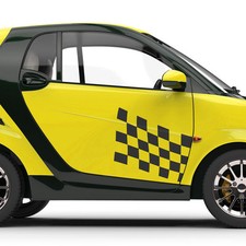 Autoaufkleber Dekor Karo