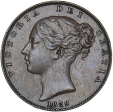 1839 Farthing - Victoria