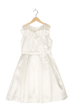 MonnaLisa Kleid Formal Anlass Gr. EU 140 Weiß Mädchen Neu