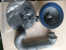 Siphon NEU Ablaufgarnitur Spüle Waschbecken Ablauf Rund