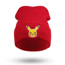 Mütze Beanie Pokemon Pikachu Rot