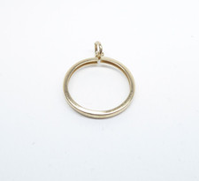 Schlichter Anhänger 9 kt Gold