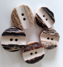 5 Trachtenknöpfe echte