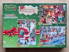 Falcon Puzzle - Christmas Collection 3, 3 x 1000 Teile
