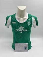Werder Bremen Frauentrikot Nils Petersen signiert Autogramm Umbro 34