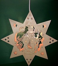 Fensterschmuck Weihnachtsstern