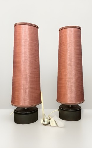 Zwei vintage tischlampen mit - vintage,
