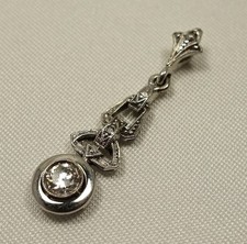 Art Deco Diamant Anhänger 585