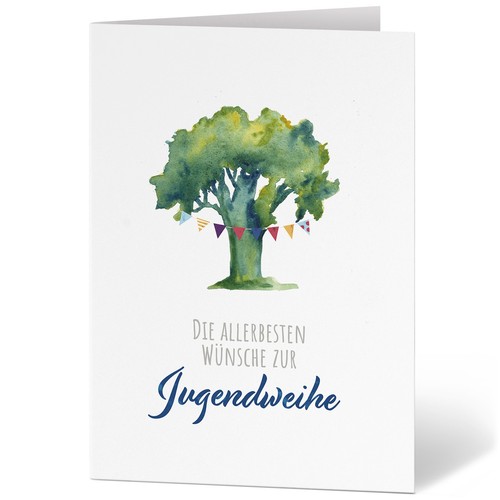Jugendweihe karte xxl - jugendweihe,