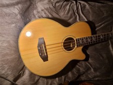 Akustik-Bass + Koffer + Saiten