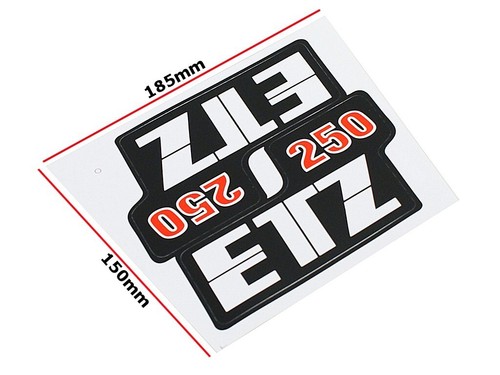 Aufkleber etz 250 - 2x,