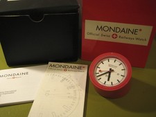 Mondaine Tischuhr Tube rot