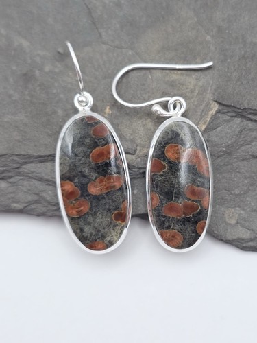 Mahagoni obsidian 925 - obsidian, sterling