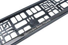 2 x Mercedes Classic Kennzeichenhalter Kostenloser Versand