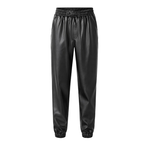 Damen hose lederoptik - damen,