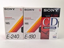 6x Sony VHS Videokassetten -