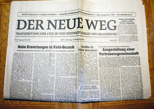 Ddr zeitung der neue weg - ddr,