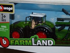 Bburago Fendt 1050 vario mit schwader mint in box MIB scale metal diecast