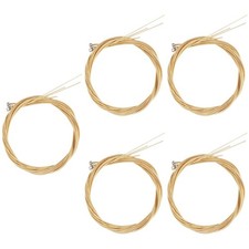  5 Sets Saiten Akustik Bass Musikinstrumententeile Bassgitarrendraht