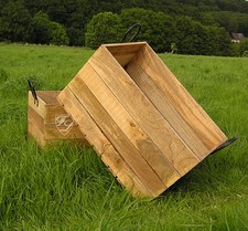 Französische Antik Deko Holzkiste Holz Kiste Garten Shabby chic Blumen Nostalgie