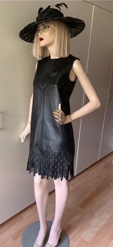 Versace edles lammleder - lammleder, kleid