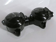 Bakelit Kombi Steckdose doppel alt Lichtschalter Schuko retro Aufputz Ruhla